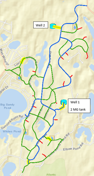 systems_map Ponds of Plymouth Water System Map